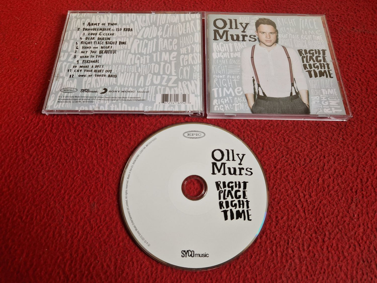 OLLY MURS RIGHT PLACE RIGHT TIME CD