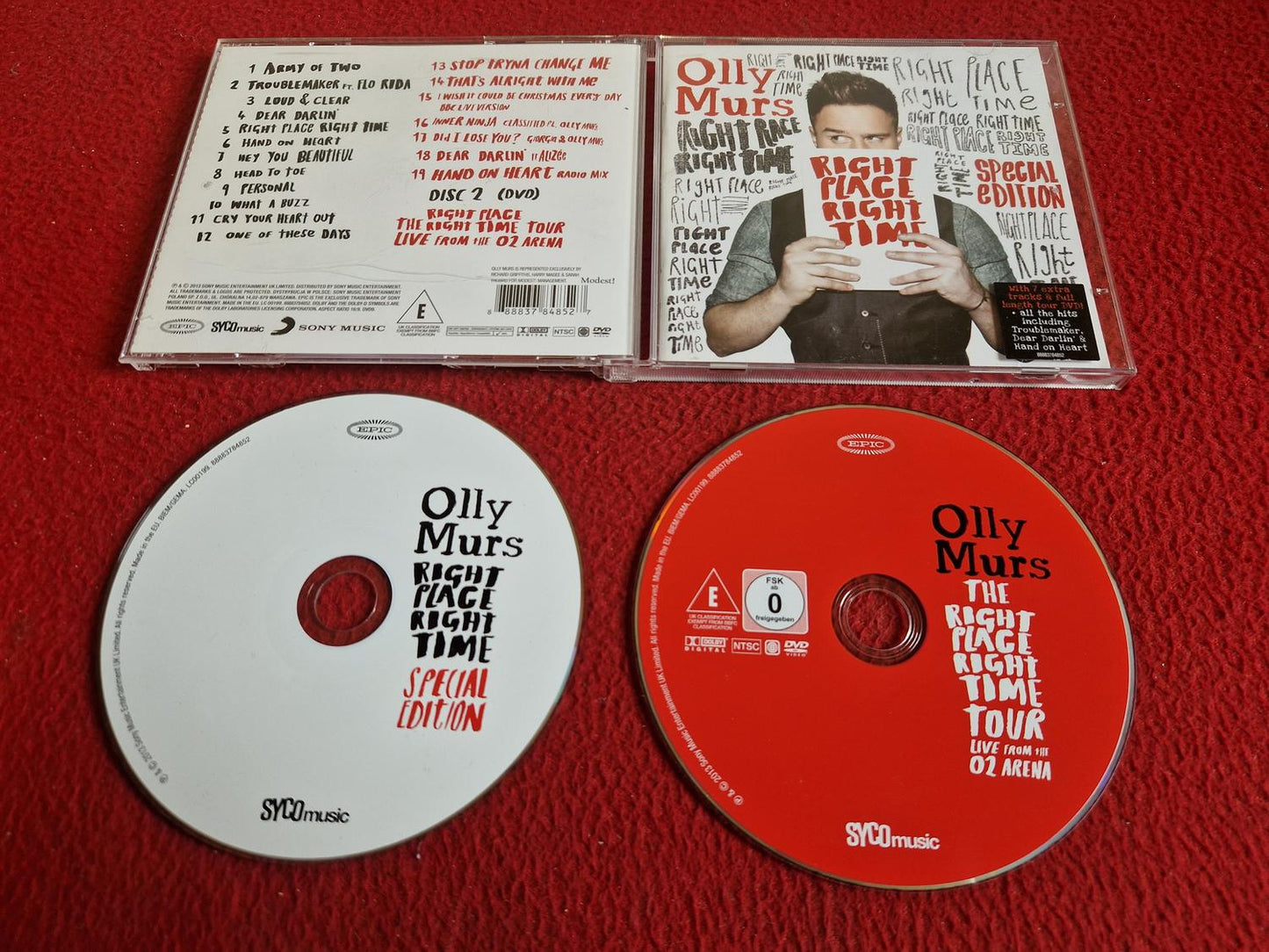 OLLY MURS RIGHT PLACE RIGHT TIME SPECIAL EDITION CD