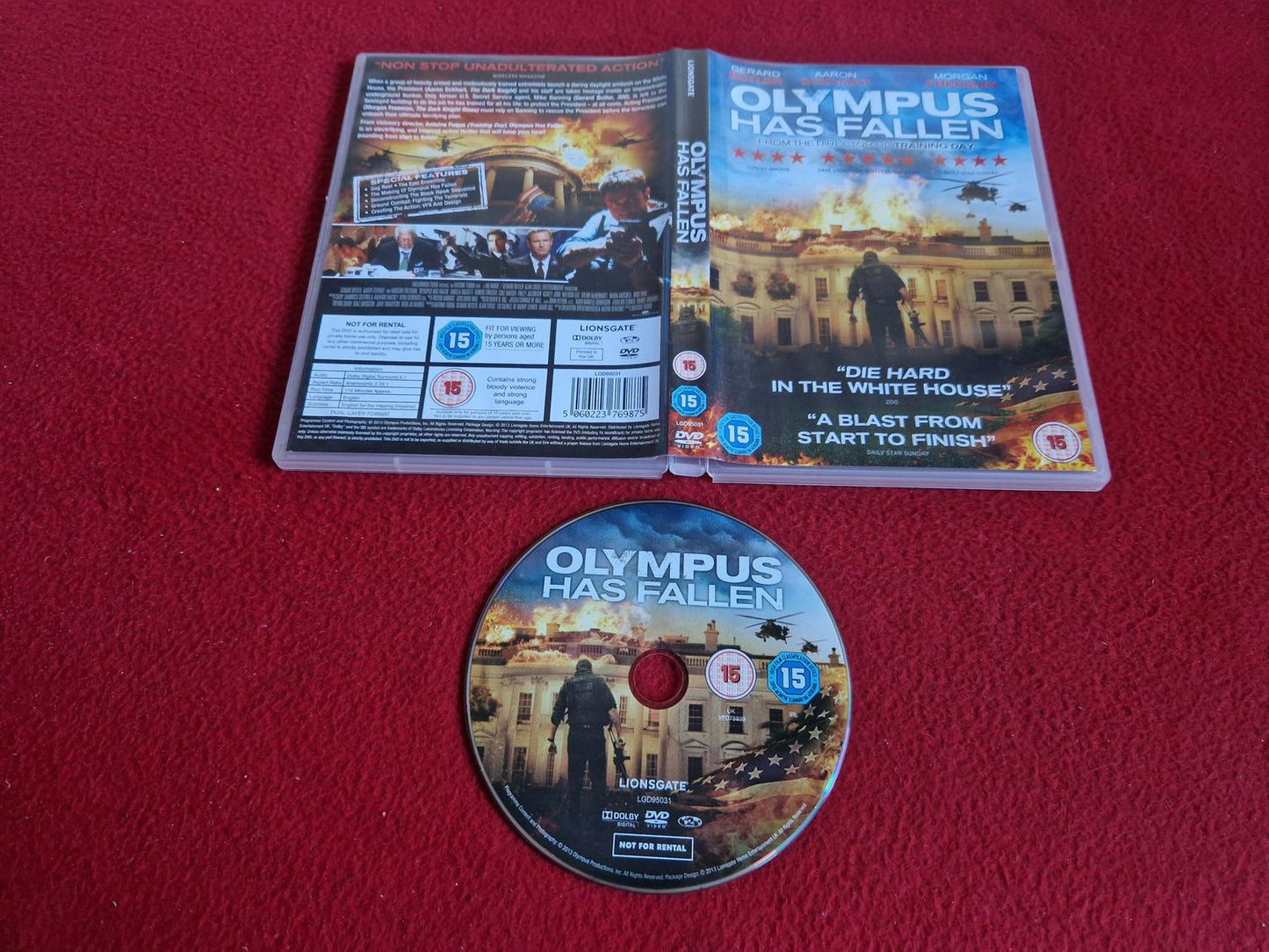 OLYMPUS HAS FALLEN DVD