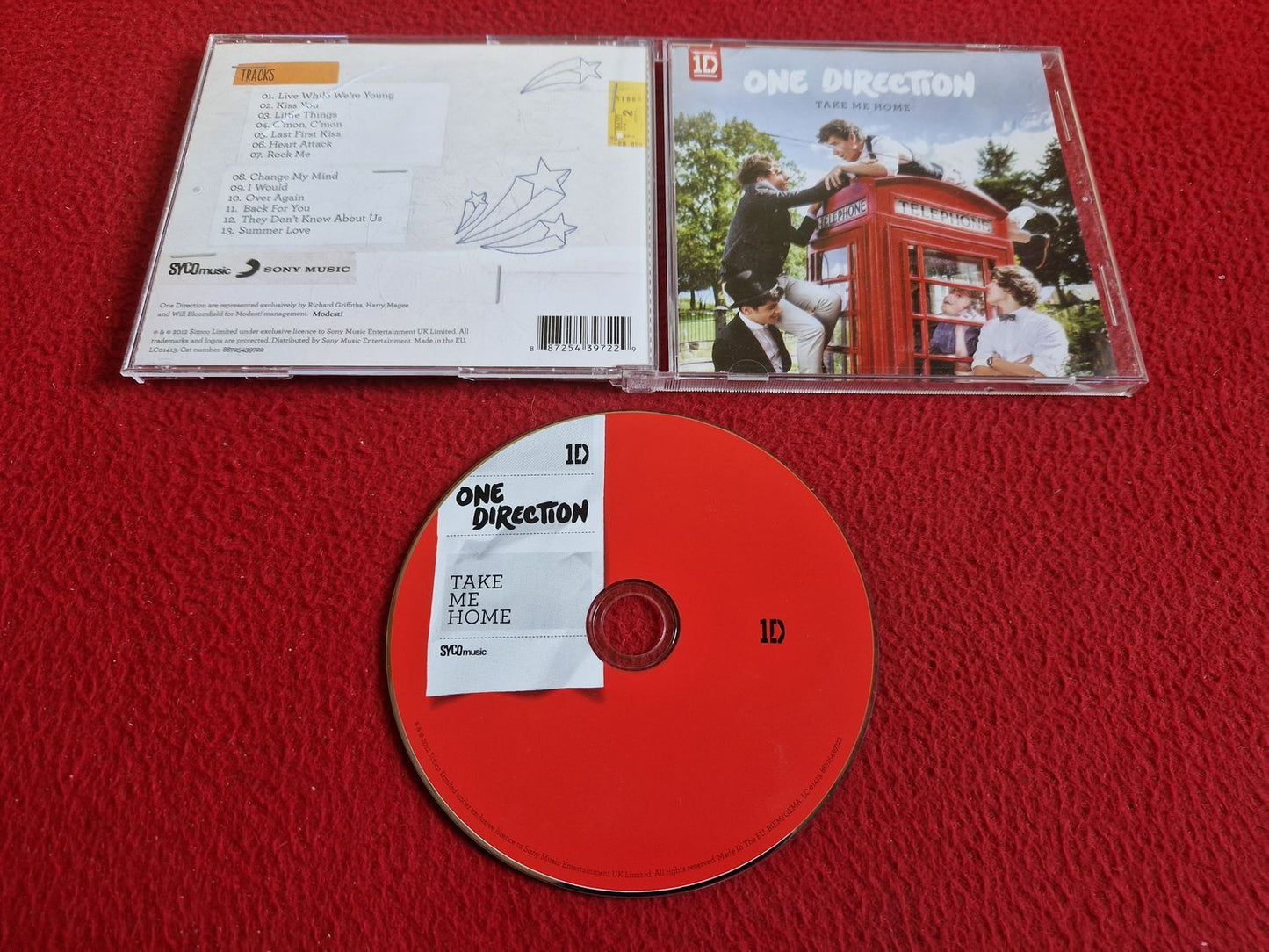ONE DIRECTION TAKE ME HOME CD