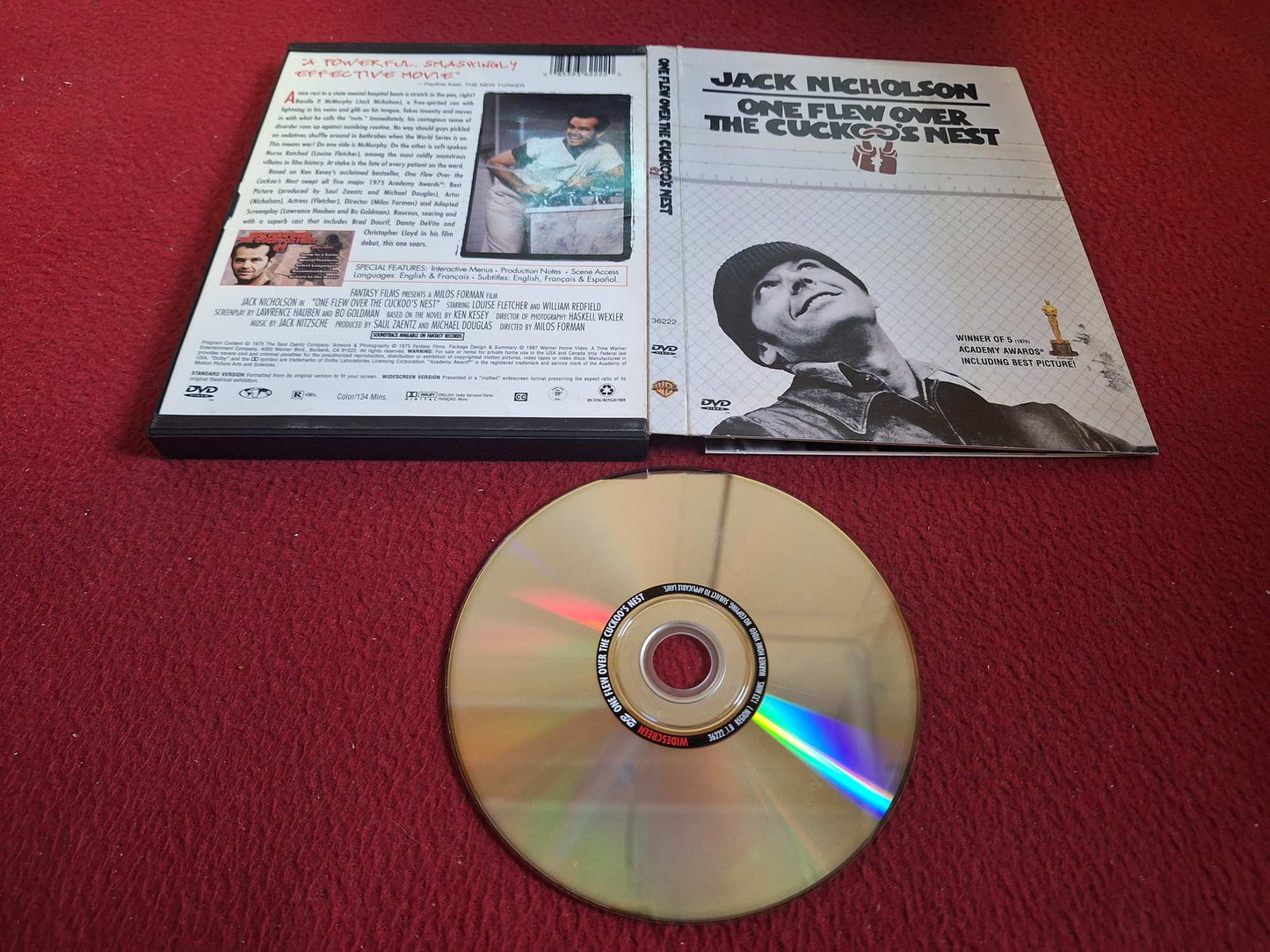 ONE FLEW OVER THE CUCKOO'S NEST [ SNAPCASE ] DVD