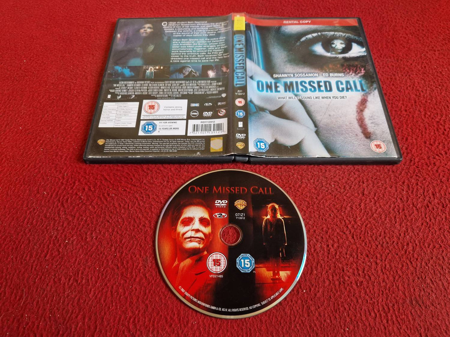 ONE MISSED CALL DVD