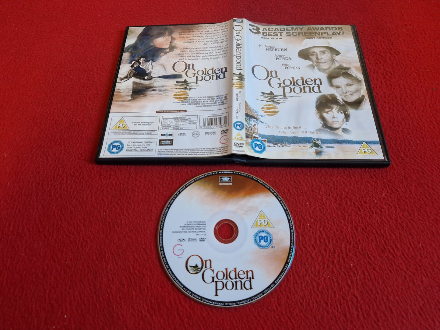 ON GOLDEN POND DVD