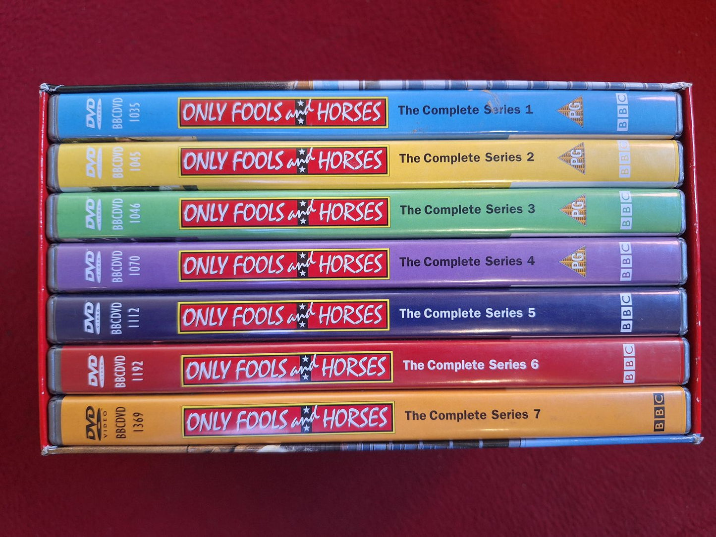ONLY FOOLS AND HORSES SERIES 1 - 7 BOX DVD