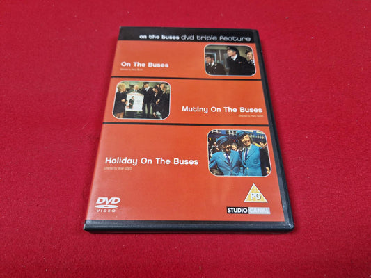 ON THE BUSES / MUTINY ON THE BUSES / HOLIDAY ON THE BUSES BOX till DVD