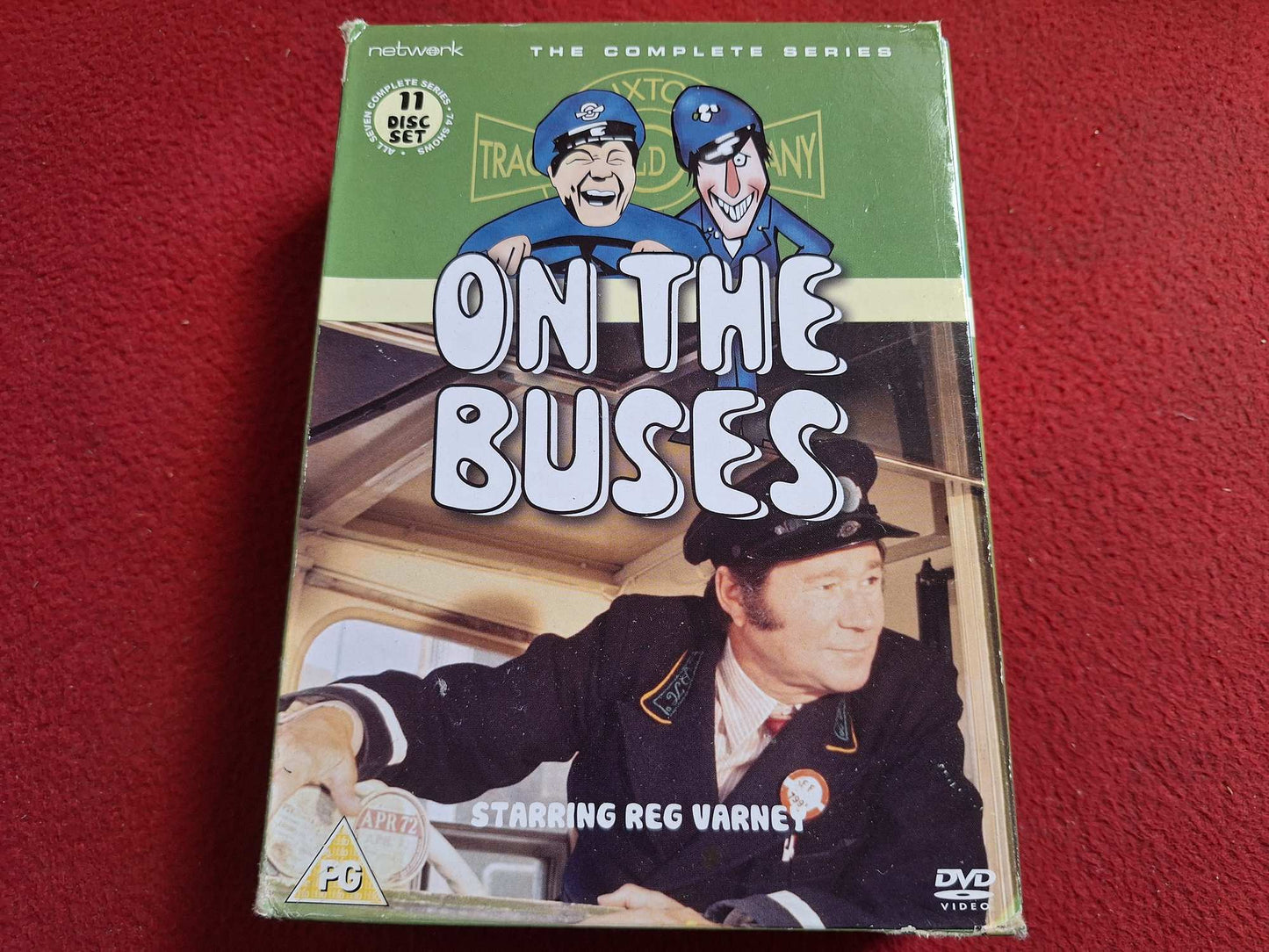 ON THE BUSES THE COMPLETE SERIES 1 - 7 [ SLITET OMSLAG FINA SKIVOR ] BOX DVD