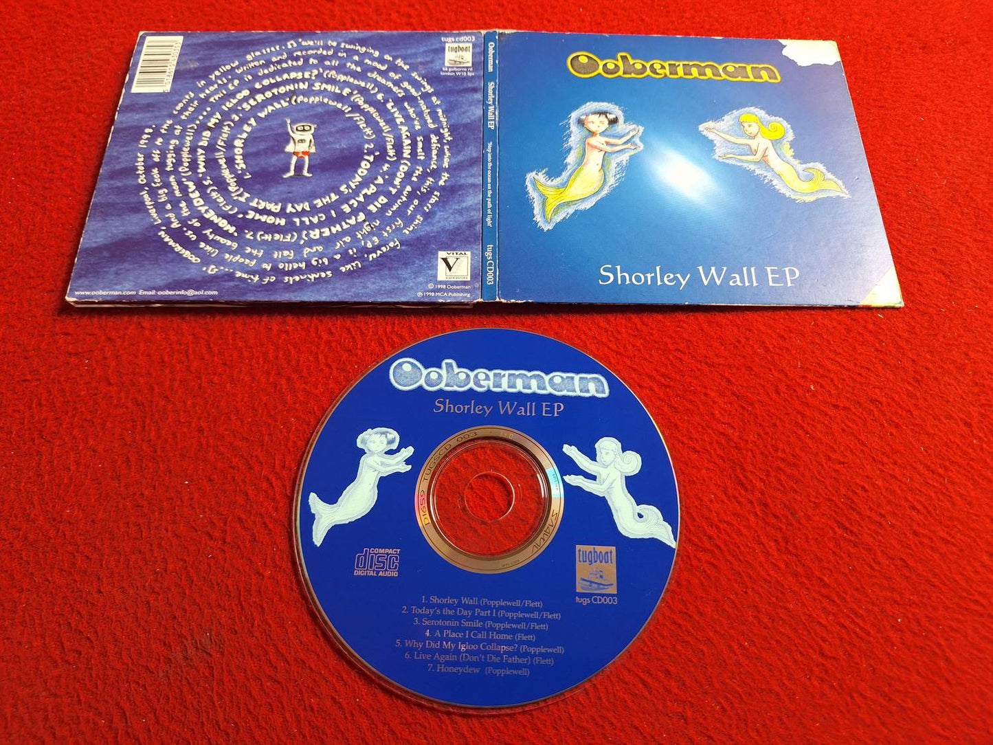 OOBERMAN SHORLEY WALL EP CD