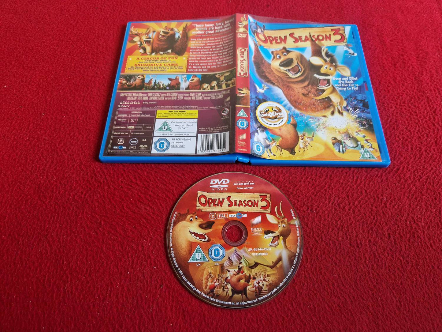 OPEN SEASON 3 DVD