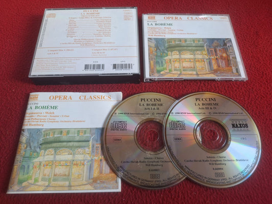 OPERA CLASSICS PUCCINI LA BOHEME - WILL HUMBURG CD BOX