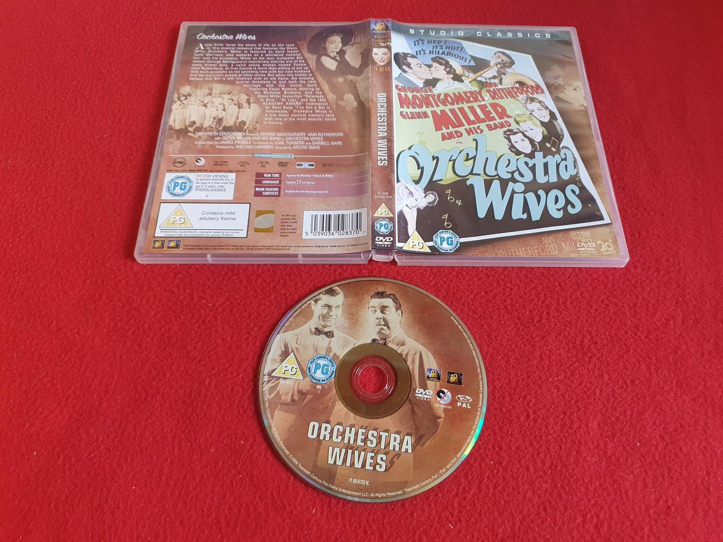 ORCHESTRA WIVES till DVD
