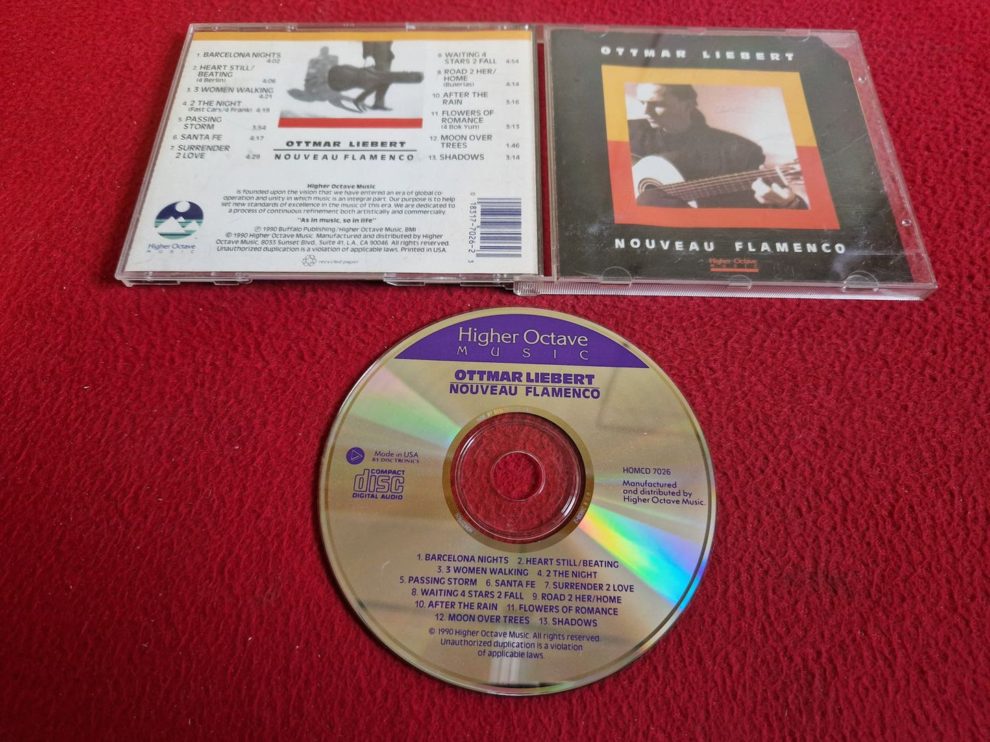 OTTMAR LIEBERT NOUVEAU FLAMENCO CD