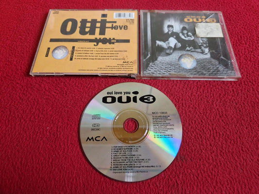 OUI 3 OUI LOVE YOU CD