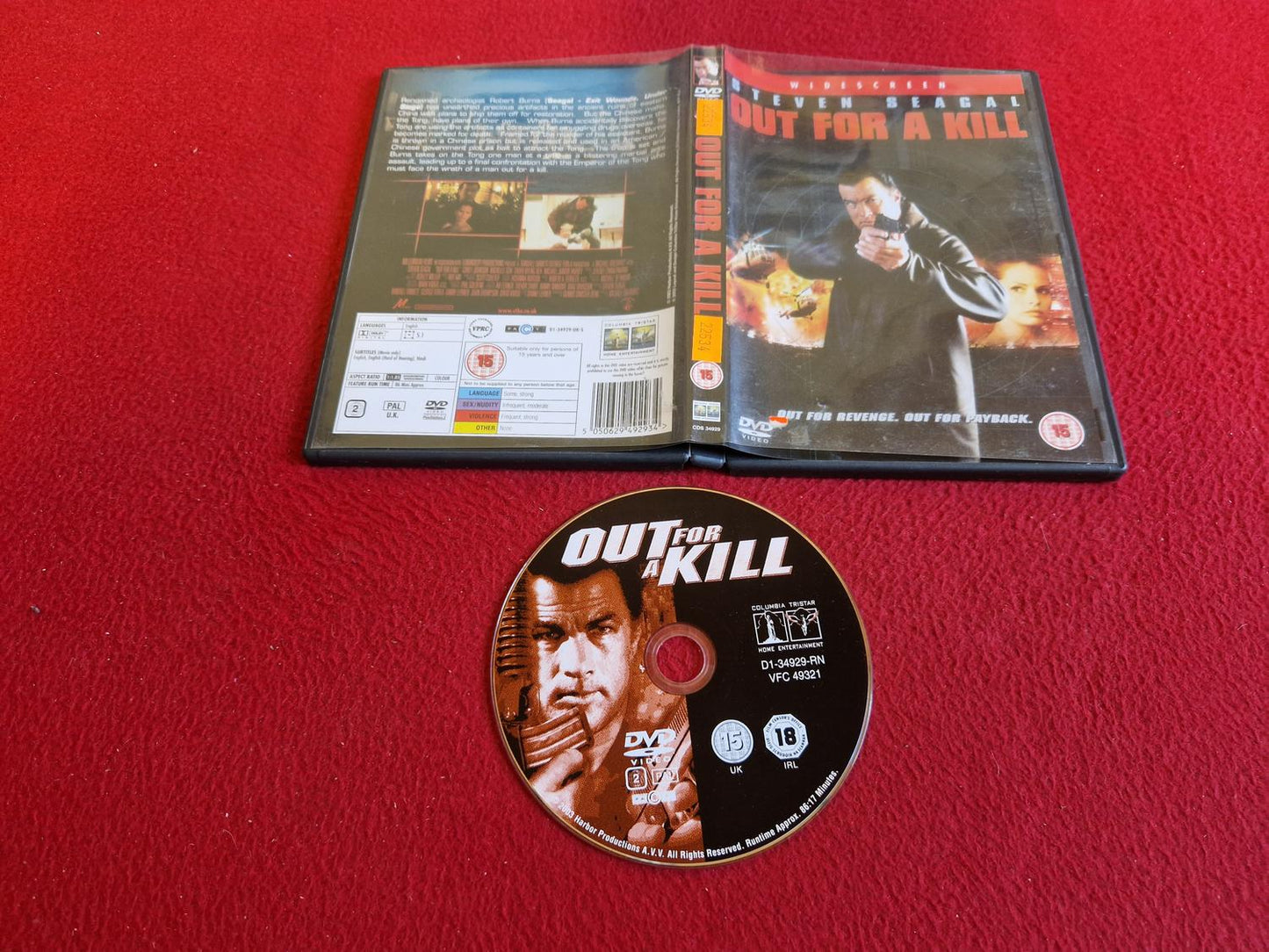 OUT FOR A KILL DVD