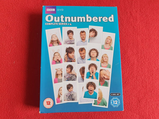 OUTNUMBERED SERIES 1 - 4 BOX till DVD