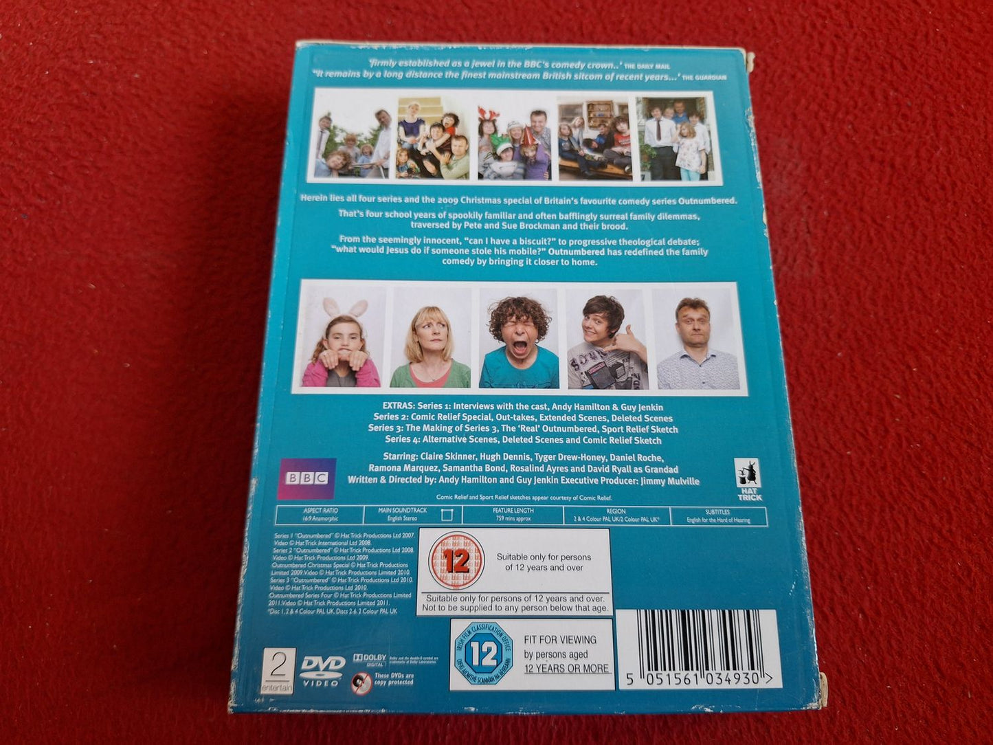 OUTNUMBERED SERIES 1 - 4 [ ENGELSK TEXT ] BOX DVD