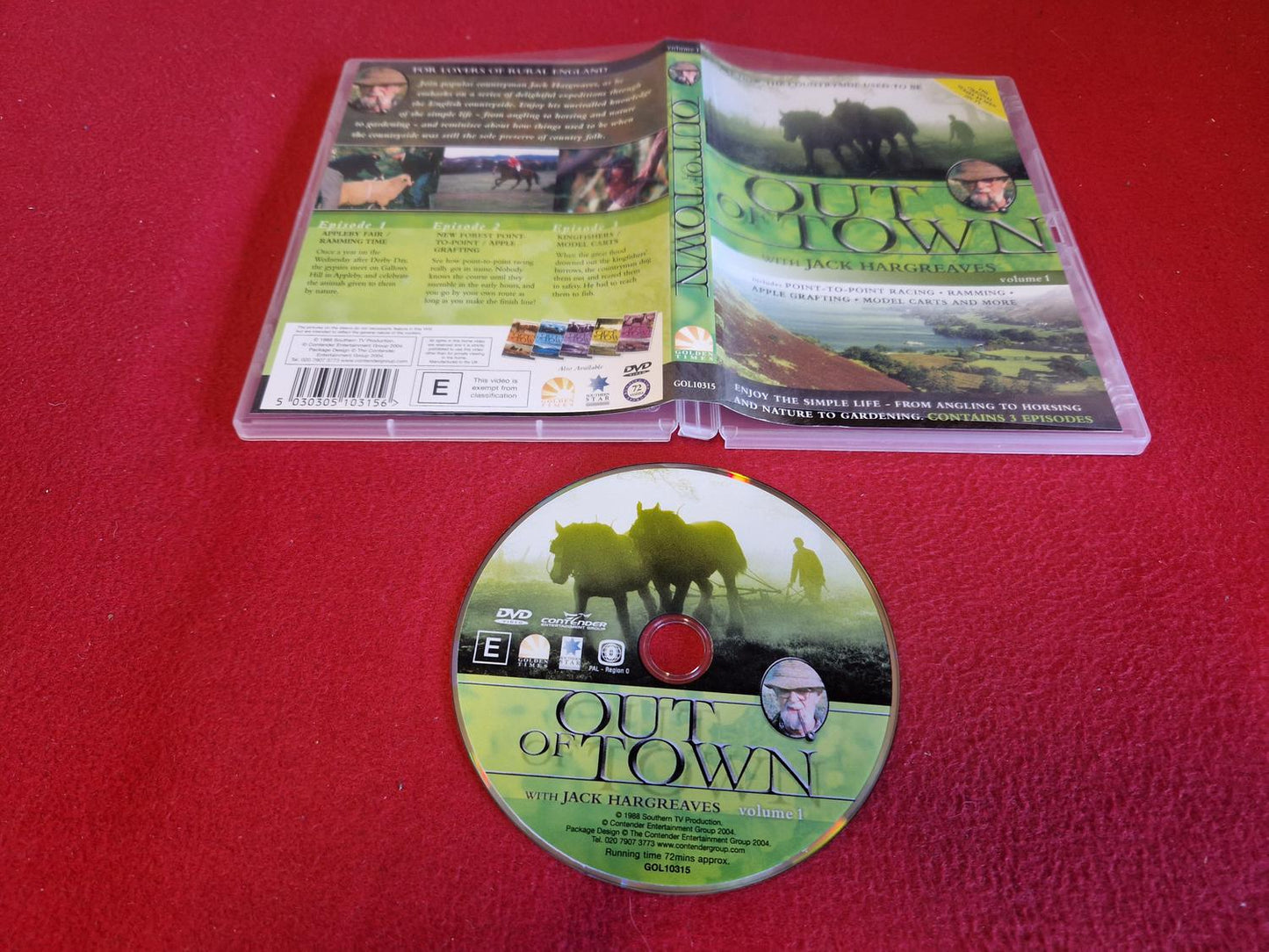 OUT OF TOWN VOLUME 1 [ WITH JACK HARGREAVES ] till DVD