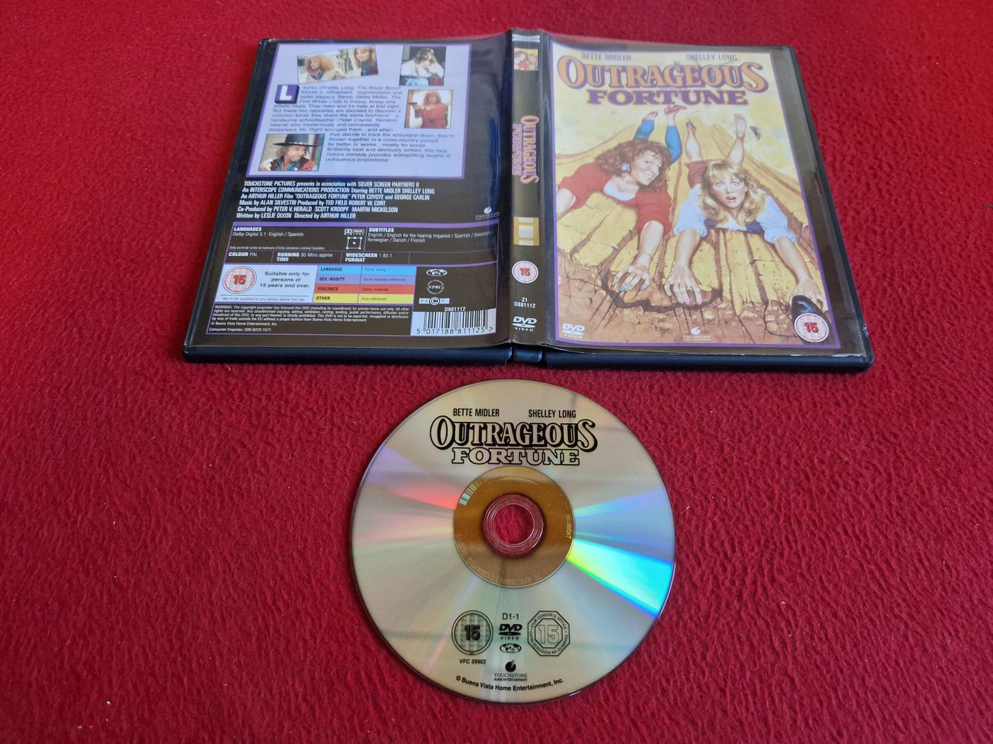 OUTRAGEOUS FORTUNE DVD