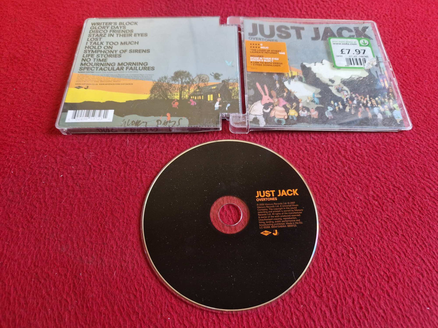 OVERTONES JUST JACK CD