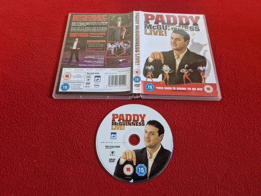 PADDY MCGUINNESS LIVE! DVD