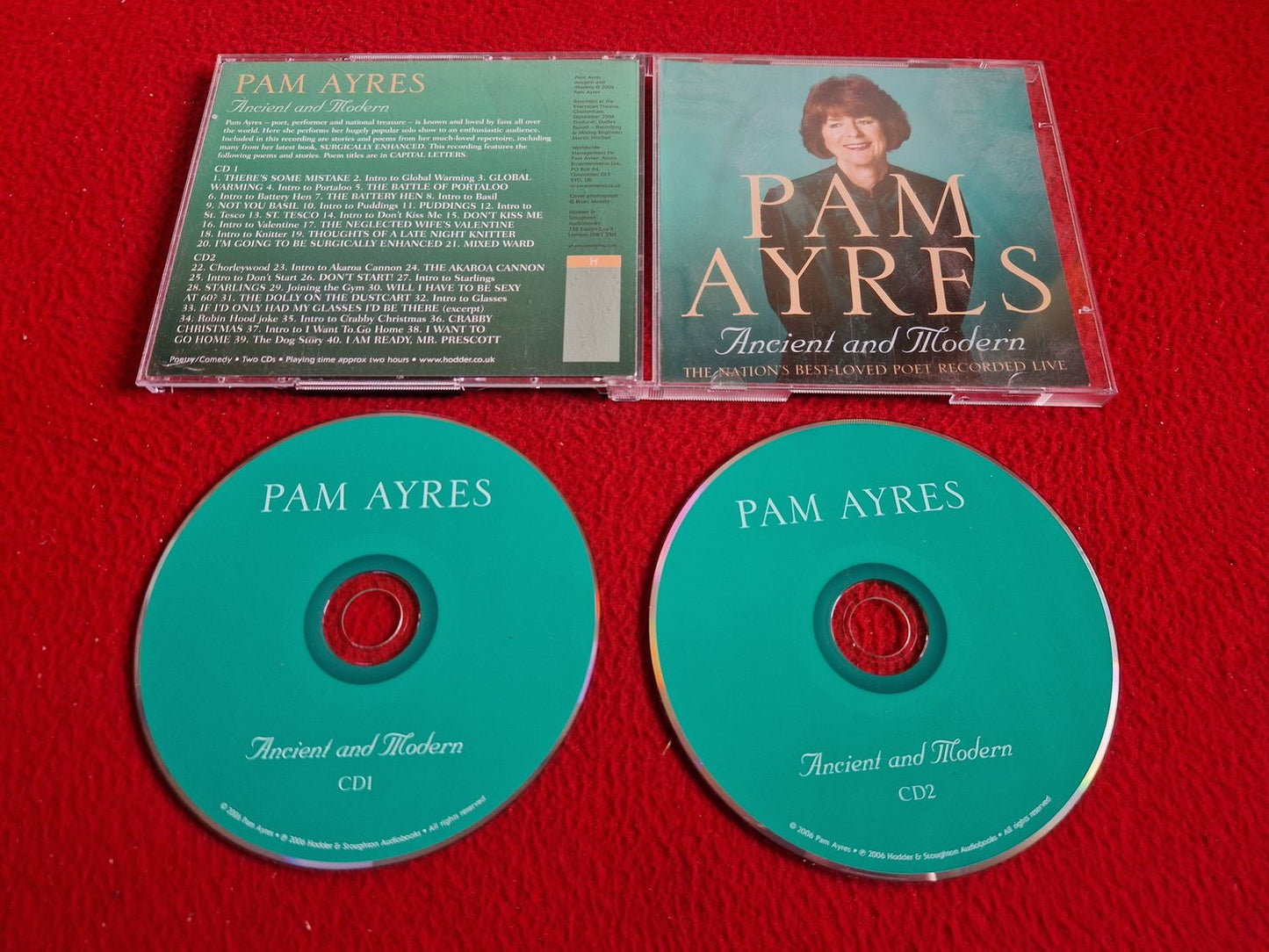 PAM AYRES ANCIENT AND MODERN THE NATION'S BEST-LOVED POET RECORDED LIVE CD