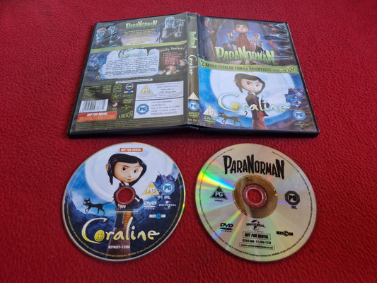 PARANORMAN / CORALINE [ ENGELSK TEXT ] DVD