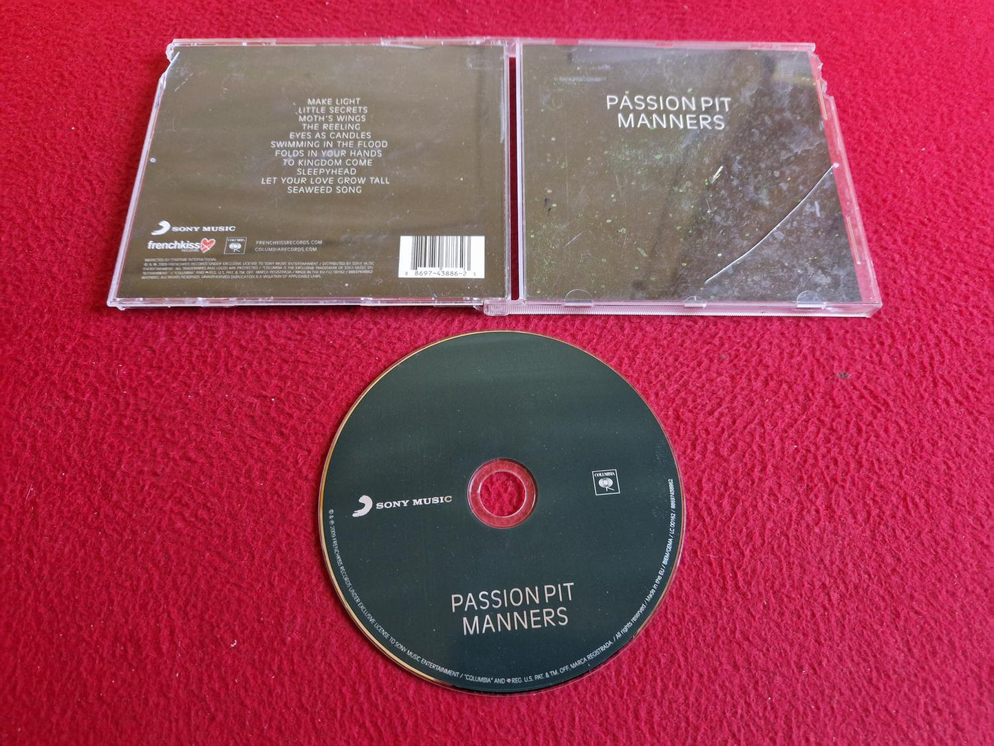 PASSION PIT MANNERS CD
