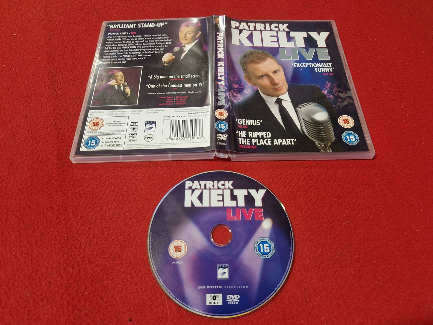 PATRICK KIELTY LIVE till DVD