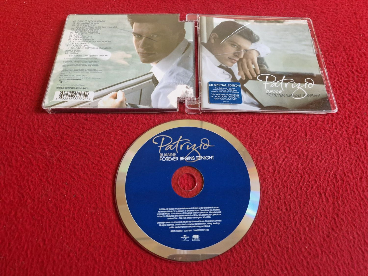PATRIZIO BUANNE FOREVER BEGINS TONIGHT CD