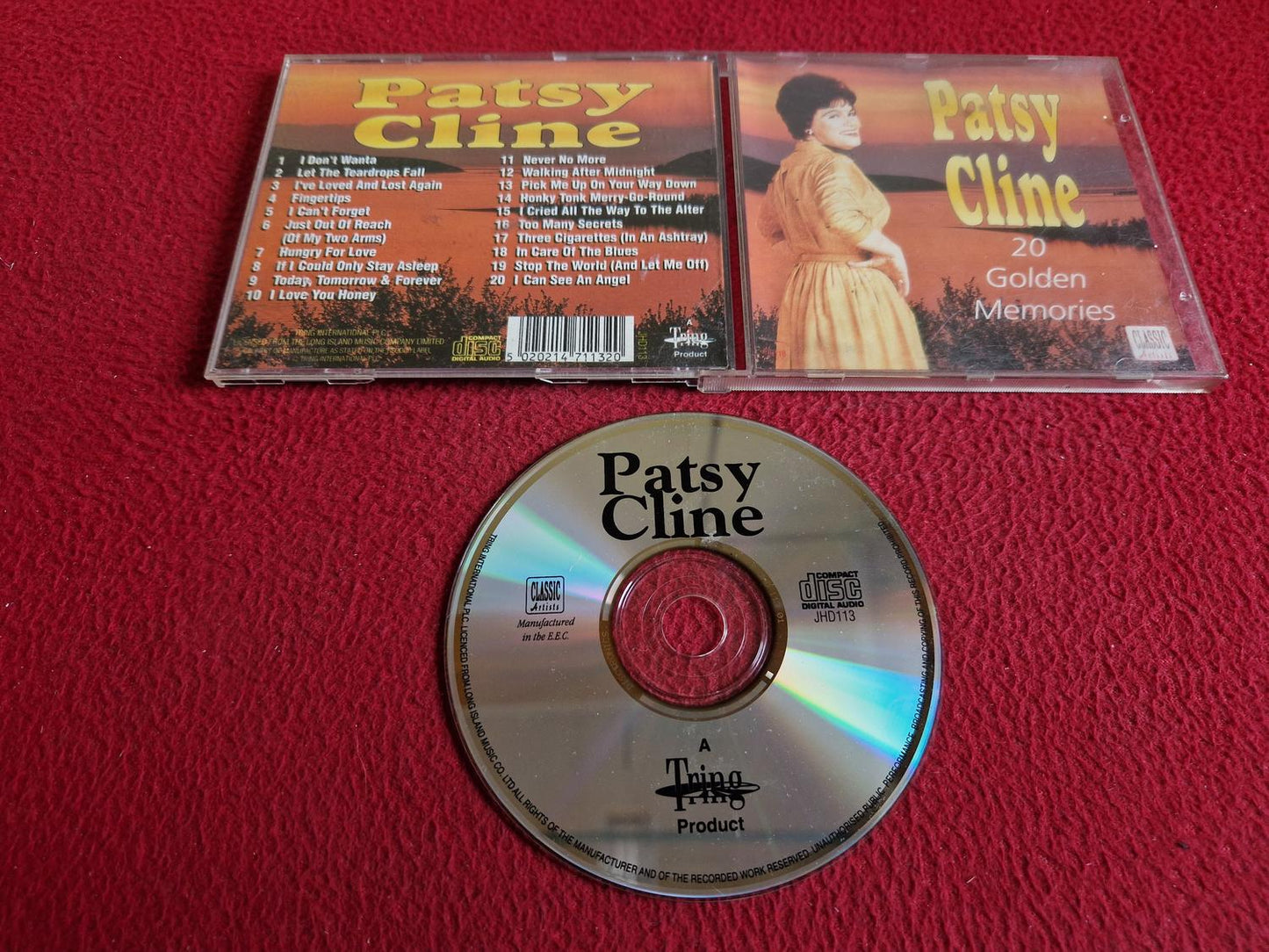 PATSY CLINE 20 GOLDEN MEMORIES CD