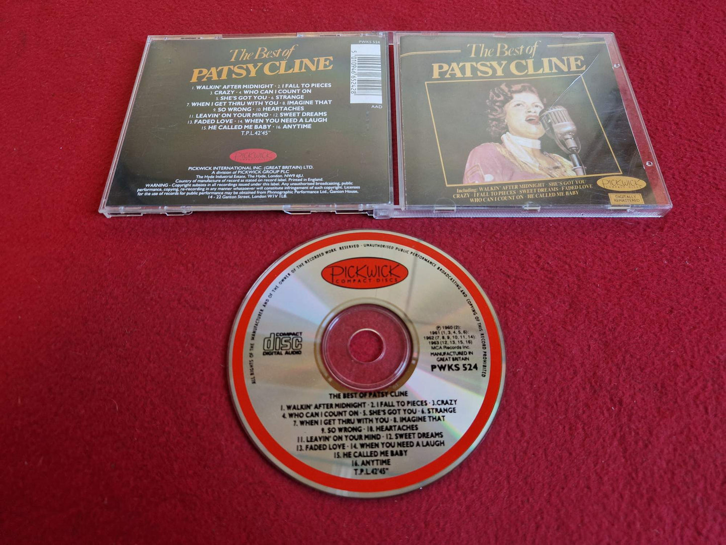 PATSY CLINE THE BEST OF CD