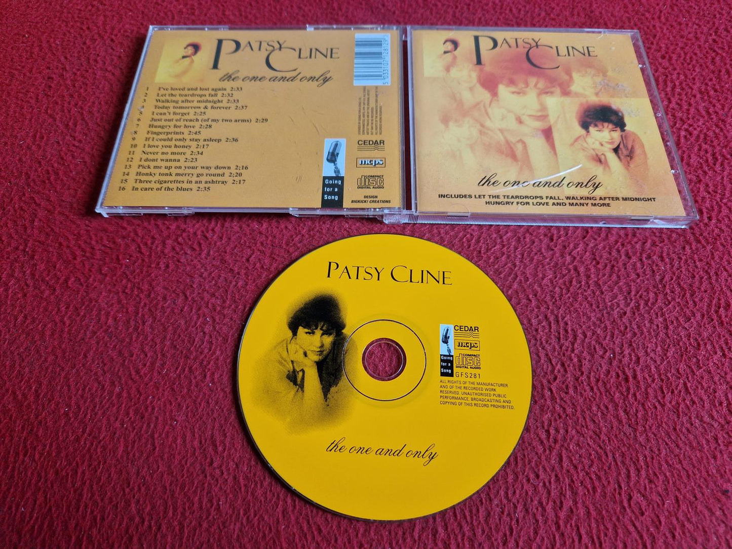 PATSY CLINE THE ONE AND ONLY CD