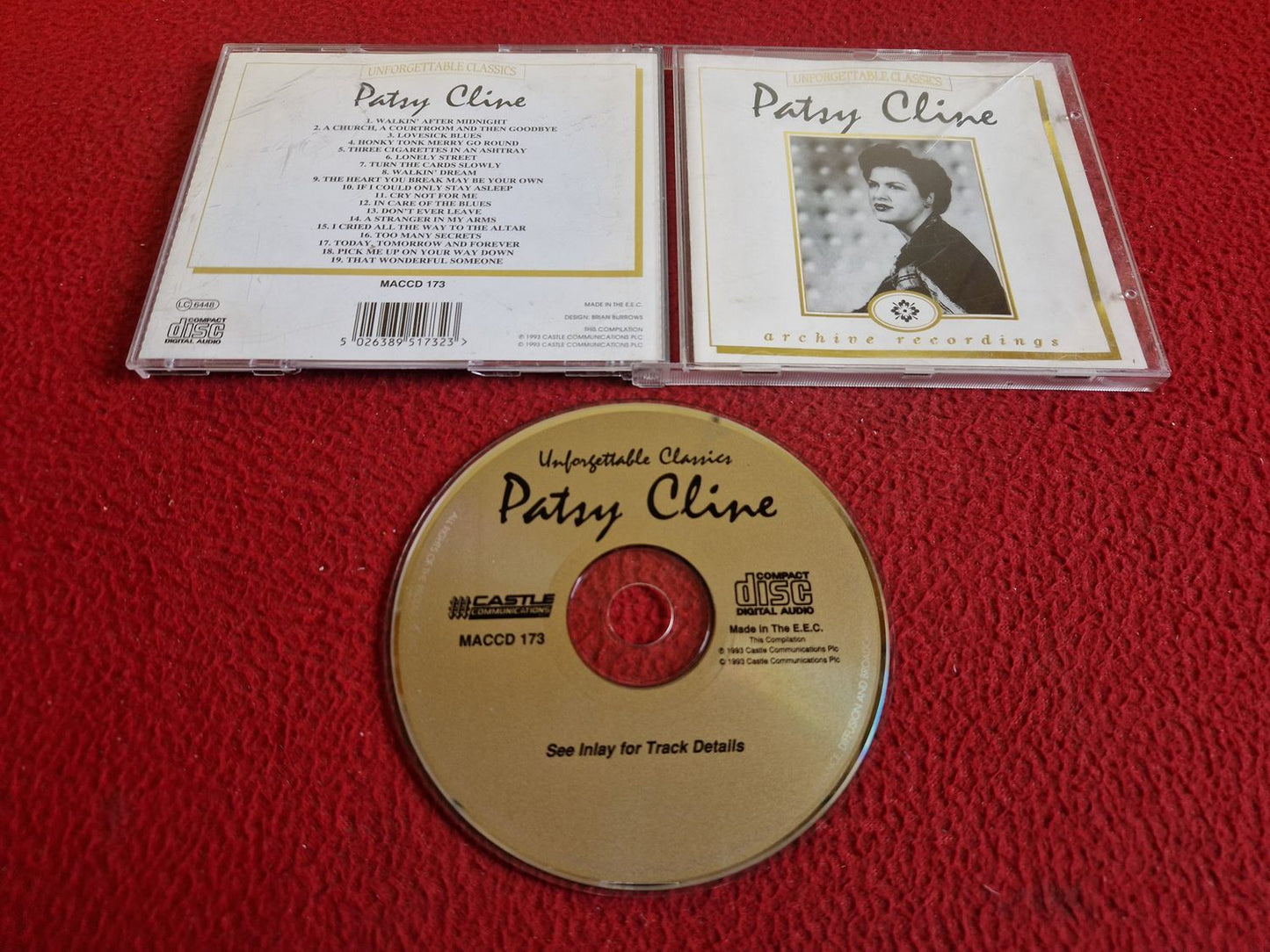PATSY CLINE UNFORGETTABLE CLASSICS CD