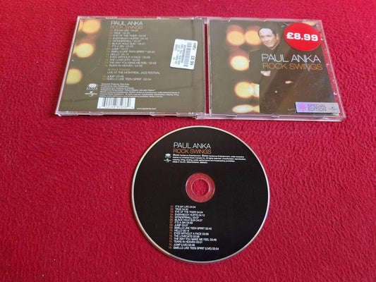 PAUL ANKA ROCK SWINGS SPECIAL EDITION CD