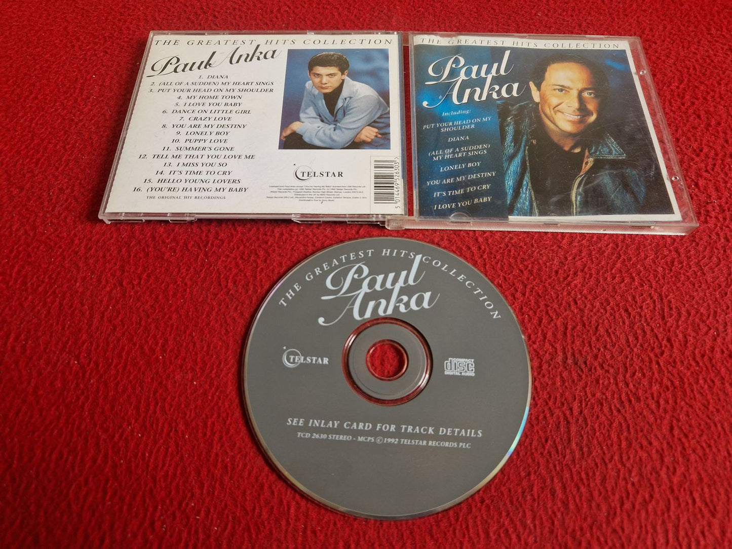 PAUL ANKA THE GREATEST HITS COLLECTION CD