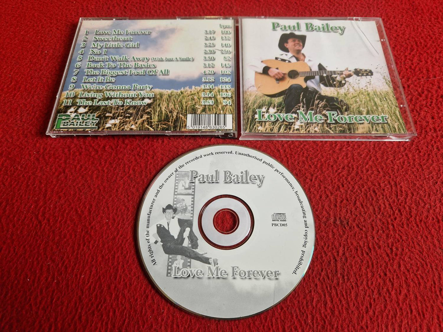PAUL BAILEY LOVE ME FOREVER CD