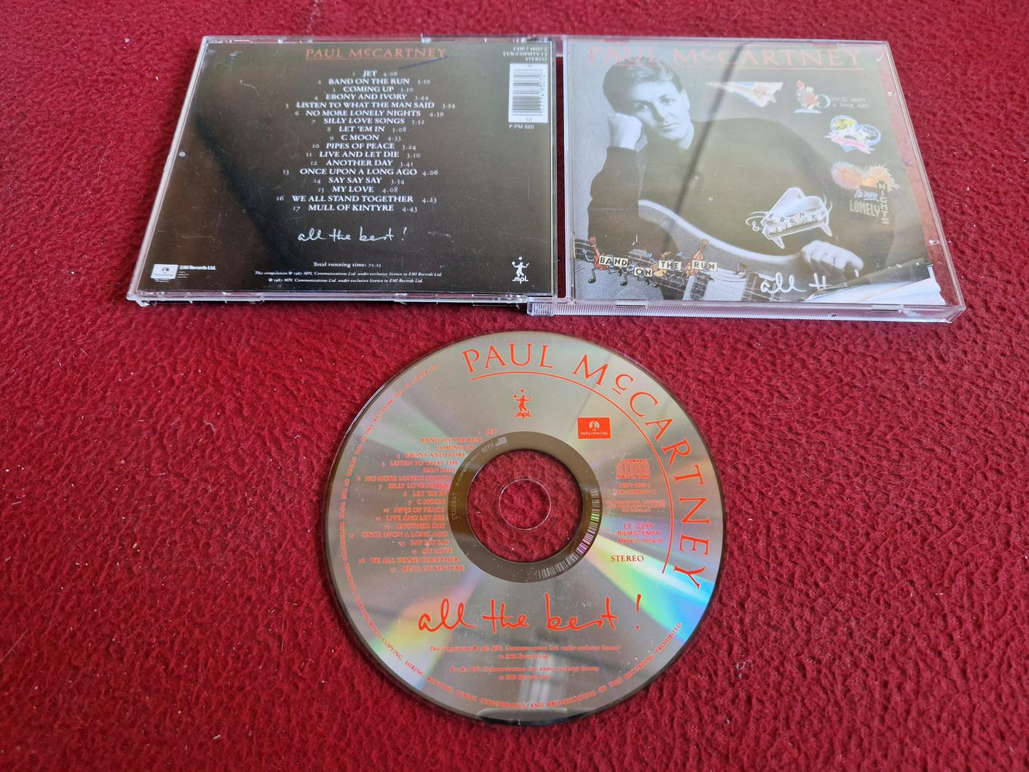 PAUL MCCARTNEY ALL THE BEST CD
