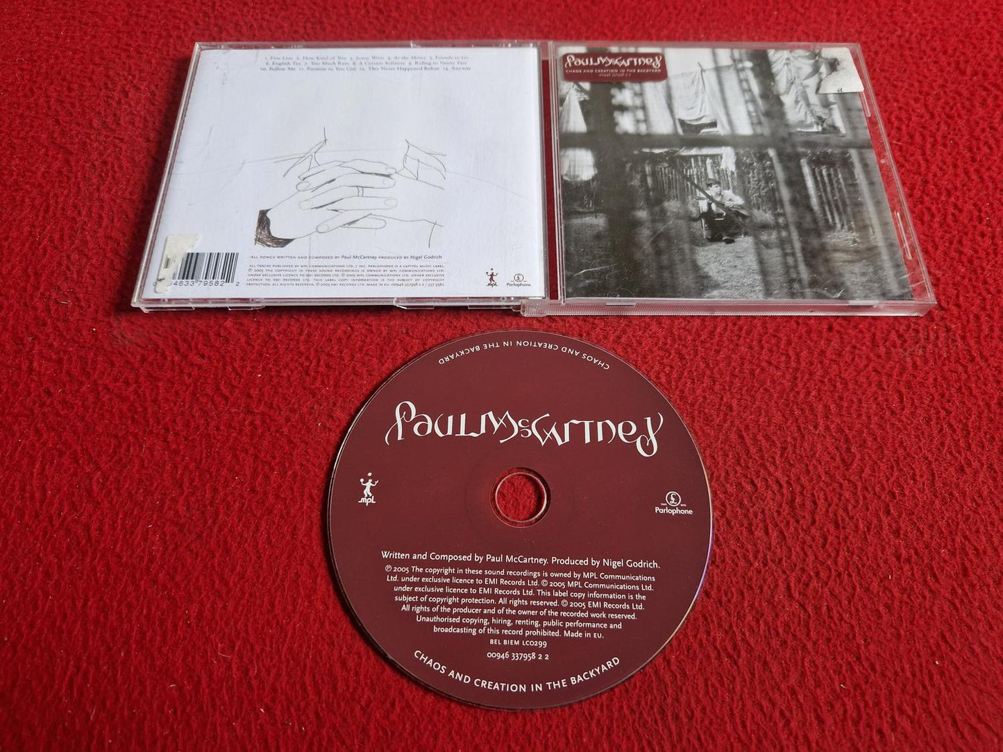 PAUL MCCARTNEY CHAOS AND CREATION IN THE BACKYARD CD