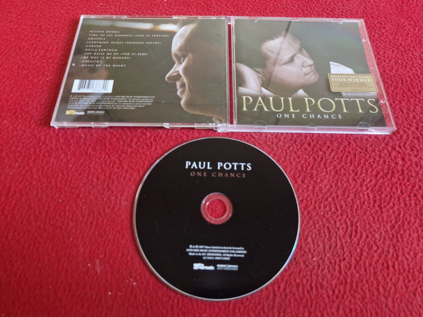 PAUL POTTS ONE CHANCE CD
