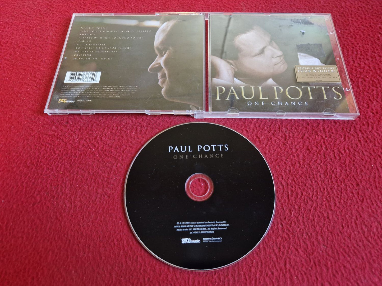 PAUL POTTS ONE CHANCE CD