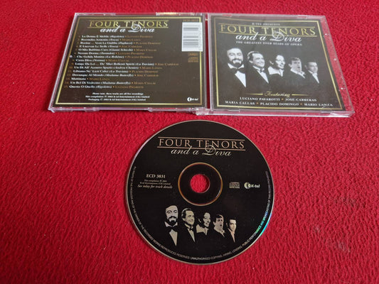 PAVAROTTI / CARRERAS / CALLAS / DOMINGO / LANZA FOUR TENORS AND A DIVA CD