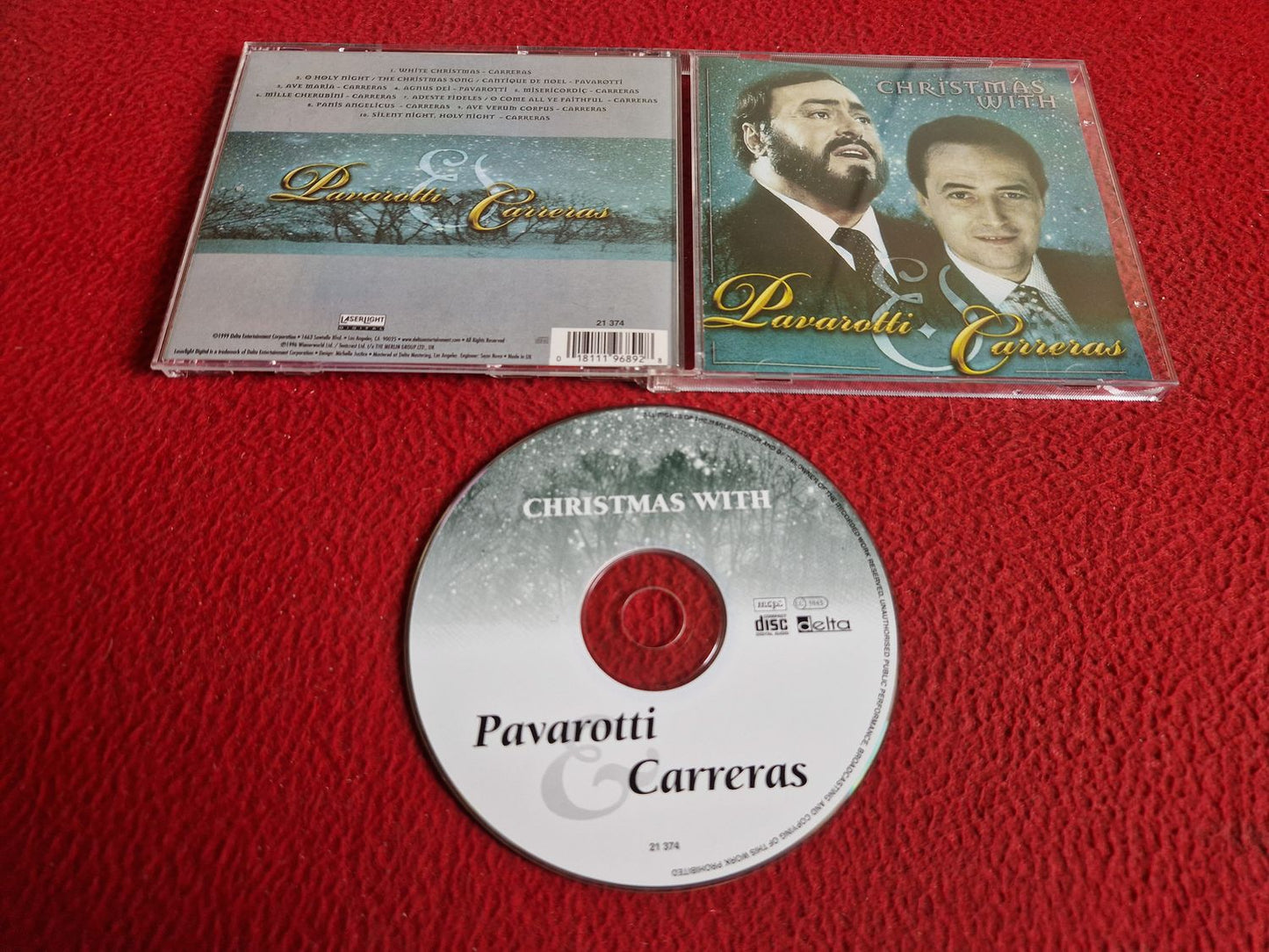 PAVAROTTI & CARRERAS CHRISTMAS WITH CD