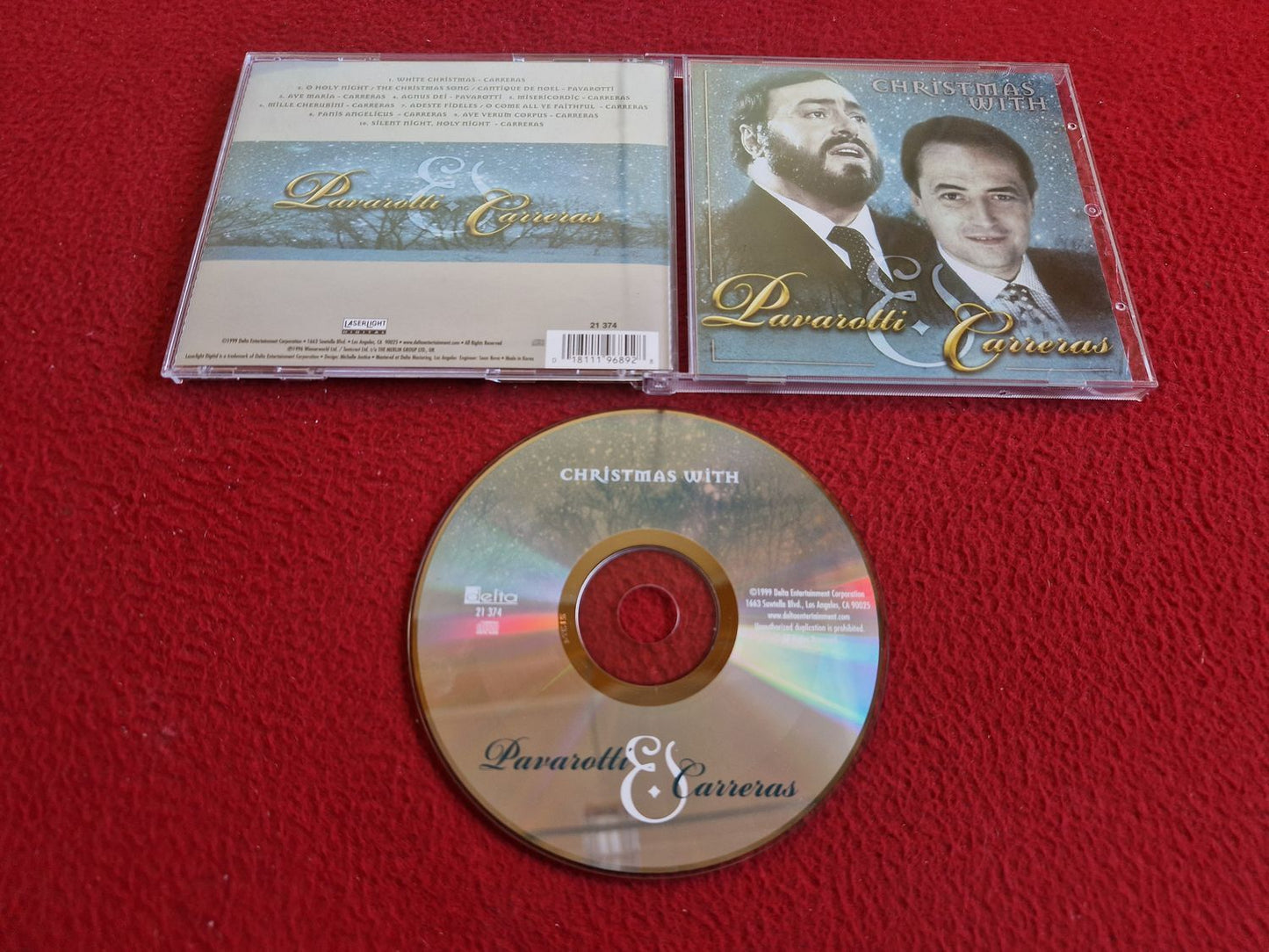 PAVAROTTI & CARRERAS CHRISTMAS WITH CD