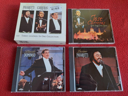 PAVAROTTI / CARRERAS / DOMINGO THREE LEGENDS IN ONE COLLECTION CD BOX