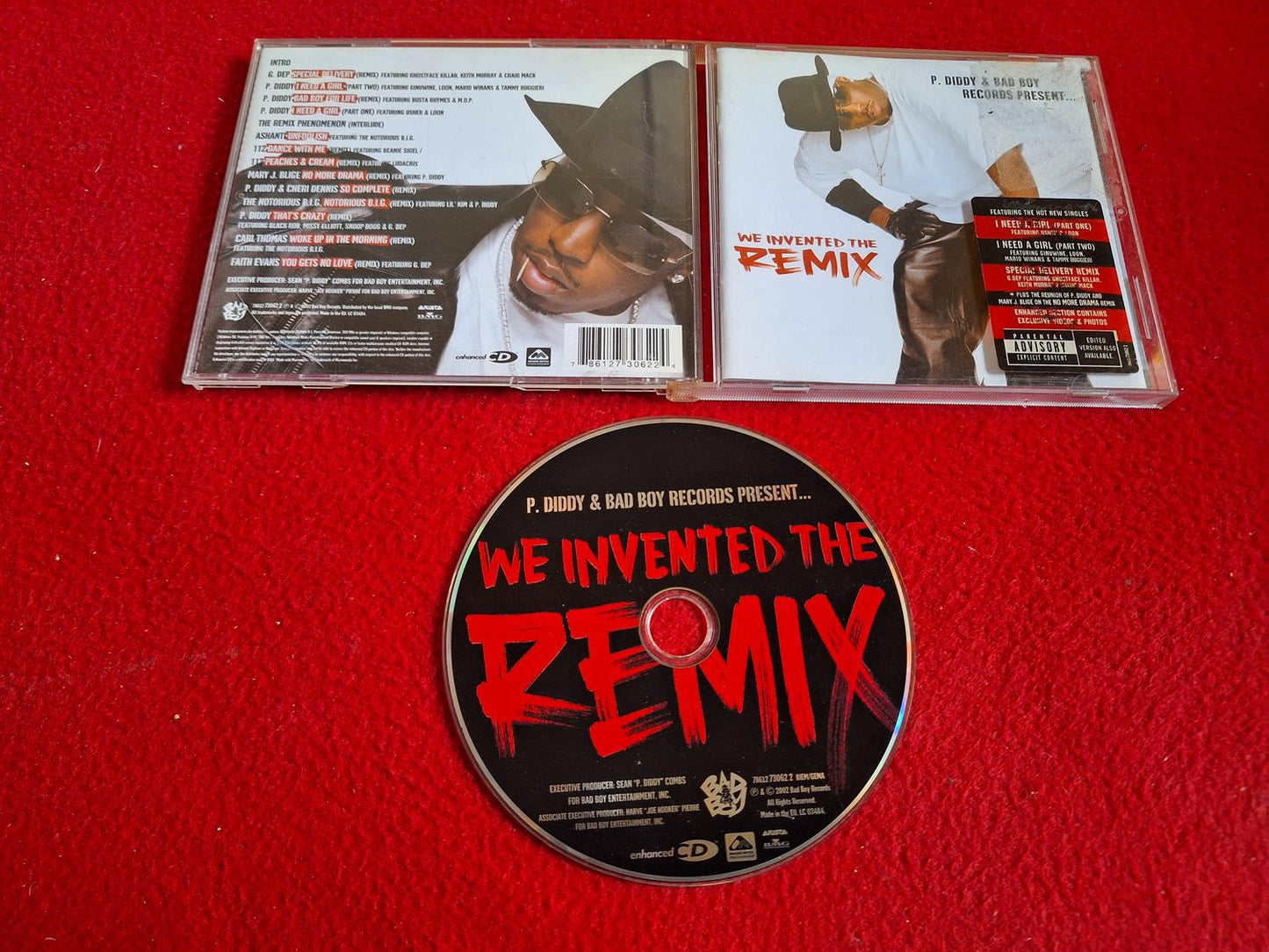P. DIDDY & BAD BOY RECORDS WE INVENTED THE REMIX CD