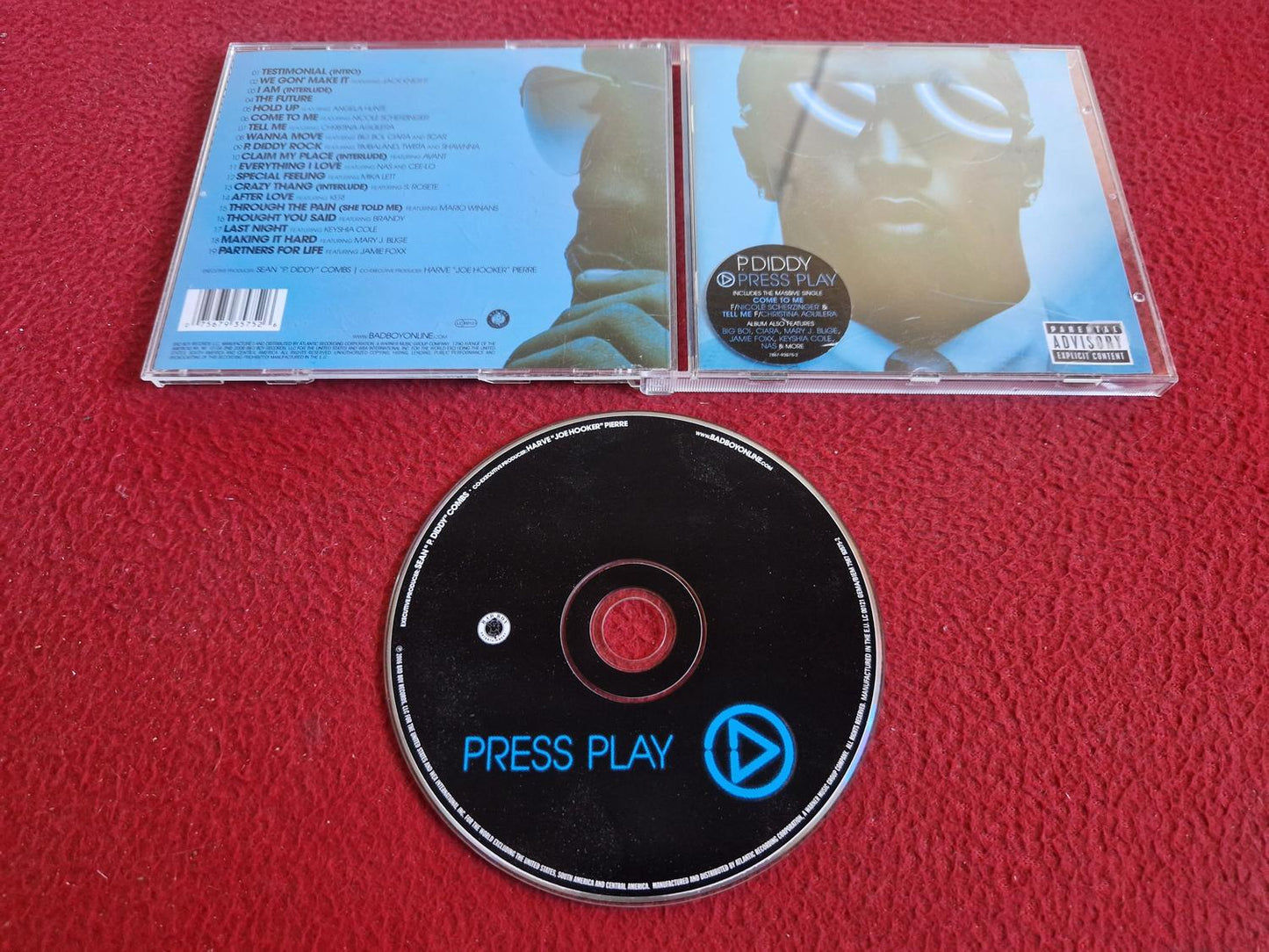 P.DIDDY PRESS PLAY CD