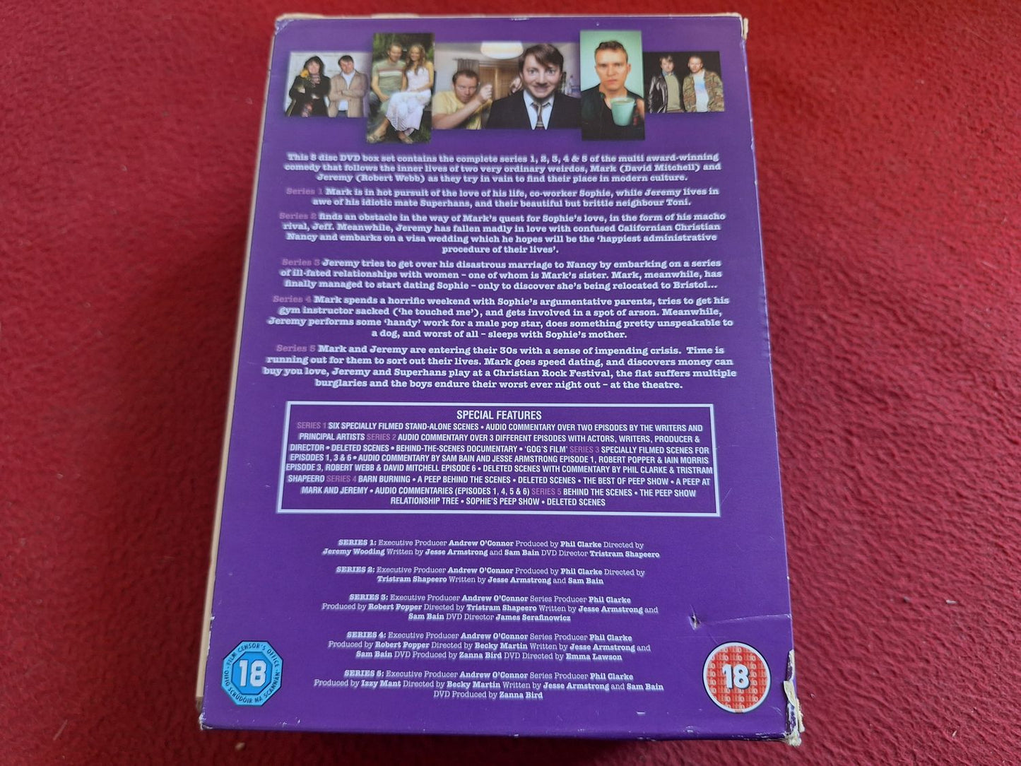 PEEP SHOW SERIES 1 - 5 BOX DVD