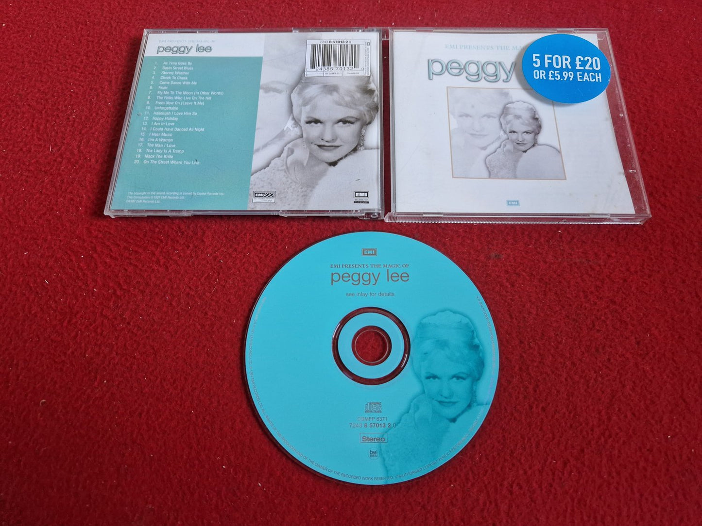 PEGGY LEE [ EMI PRESENTS THE MAGIC OF ] CD