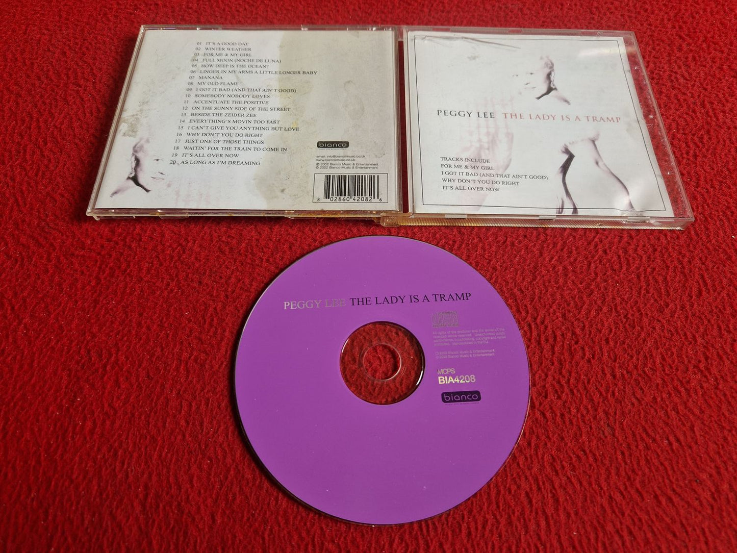 PEGGY LEE THE LADY IS A TRAMP CD