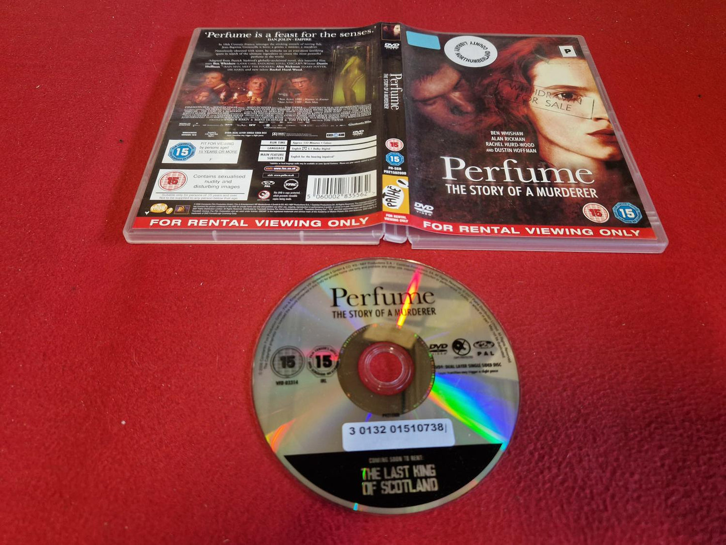 PERFUME THE STORY OF A MURDERER till DVD