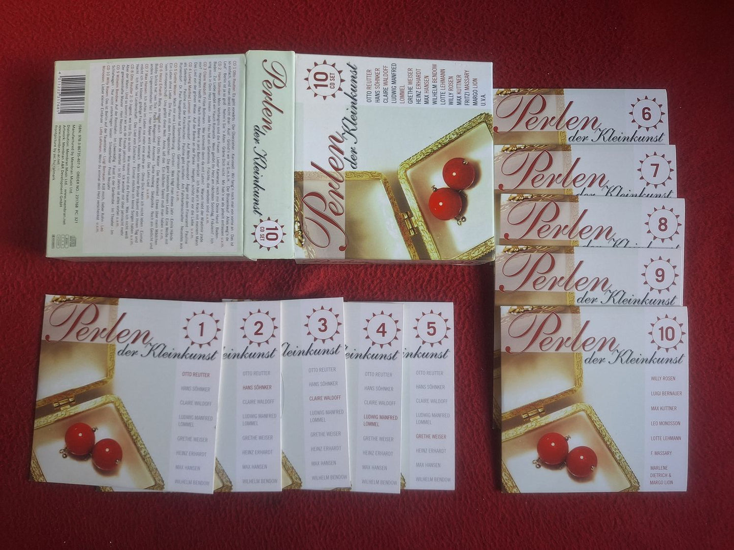 PERLEN DER KLEINKUNST 10 CD SET BOX